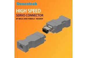 Denentech Factory Direct Sale IEEE 1394 SM-6P Connector Encoder Plug Male Servo Connector for Sale