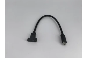 USB2.0 Type-C Female Male Cable 0.15m PVC+Pure Copper Conductor Braid Mobile Phones Cameras Computers Charging Data Transfer