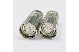 In Stock M23 Servo Motor Plug 6FX2025-0SP12 6 7 9 12 17 Pin Straight Female Male Cable Connector for Robotics & Motion Control