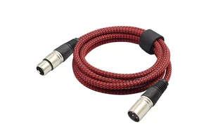 XLR Audio Speaker Cable 3 Pin XLR Balanced Microphone Cord Cable 3 Pin XLR Male to Female Mic Cable With Length Customization