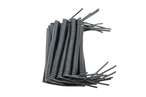 Custom Spring Coiled 2 Core Wire Cable DC 5.5*2.1 5.5*2.5MM Jack Male/Female Power Cable Spiral Power Cable