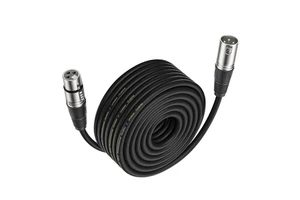 3M 5M 10M XLR Audio Cable for Connecting Microphone, Mixer, External Sound Card, Speaker, Recorder and Other Music Equipment