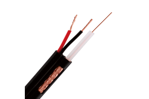 Factory Direct Sale Wooden Reel BC CCS Cable RG59 3-Conductor 75 Ohm 0.81mm AWG Coaxial Cable Power Cable for CCTV Security