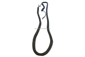 Stranded TPE Insulated Coiled Spiral Power Cable Strain Relief for Equipment Terminal Electrical Extension Cord Copper Conductor
