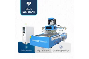 Efficient Wood Carving Machine CNC 1632 ATC CNC Wood Router with Aggregate Head for Carving Cabinet Wood Doors
