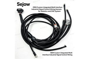 OEM Custom Integrated Multi Interface Industrial Signal Control Wiring Harness For Robotics And CNC System