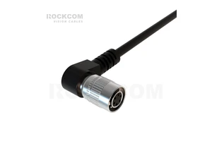 Hirose 6Pin Right Angle Female to Flying Leads High Flex Optional VW-1 Industrial Camera I/O Power Cable HRS 6Pin