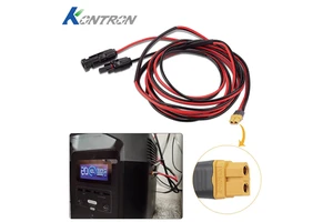 Premium XT60-F 12AWG IP67 Waterproof Extension Industrial Power Solar Charge Cable 12V Solar Panel Adapter Cable