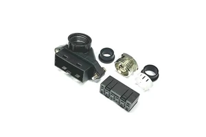 TE Connectivity 6 Pin Right Angle Power Connector 2345832 2 Te Connector