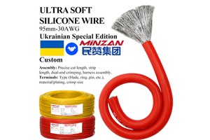 High Temperature Electric Wires Silicone Wire Cable US Standard 2 4 6 8 10 12 14 16 18 20 22 24 26 28AWG