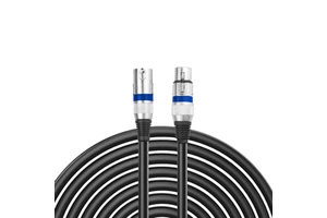 High-Fidelity XLR Balanced Cable Male to Female Professional Audio Interconnect for Stage & Studio