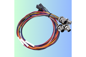 Custom Robotic Cable Harnesses M12 A-Coded Sensor Harness for Collaborative Robot - IP67 Waterproof 5m Length IRH07