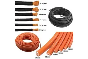 16mm2 25mm2 70mm2 Double Insualation Welding Power Cable Pure Copper CU Electrical Power Cable For Welding Machine