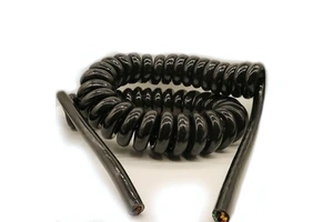 Retractable 12x16AWG+3x13AWG Electrical Spring Coiled Cable Curly Cord Spiral Cable