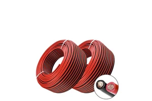 Heavy Duty 2Pin Red Black Copper PVC Insulated Cable 8 12 14 AWG Electrical Wire for RV UPS Auto Trailer Solar Battery Inverter