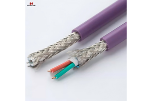 120 Ohm RS485 Cable 2x0.5mm² 20AWG Shielded Twisted Pair STP Industrial Wire for CAN Bus PLC Factory Automation
