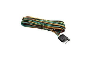 Automobile RV Boat Truck 4 Way Flat Trailer Light Wiring PVC Pure Copper Custom Cable 200mm 4 Pin 5 Wire Trailer Wiring Harness
