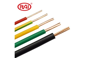 Single Core Power Wire PVC Insulated 450/750v Red Black Yellow Green 1.5mm 2.5mm 100m Roll Fire Resistance Solid Electric Cable