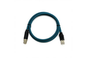 COMTON Factory Custom M12 XCODING MALE to RJ45 8P8C Cat.6A Industrial Ethernet Cable IP67 Rated Copper + PVC/PUR