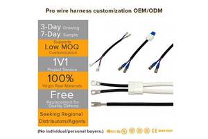 Custom OEM ODM PLC Control and Servo Wiring Harness with PVC Insulation and 1.0mm-2.54mm Pitch Connectors for CNC Machine Tools