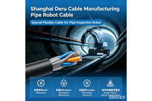 High-Tensile Corrosion-Resistant Industrial Copper Coaxial Cable with PE Insulation for Pipeline and CCTV Robot Applications