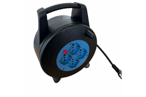Cable Reel Extension Cord 4 Sockets With Extension Cord Reel 5M 3G1.5mm2 Cable Reel