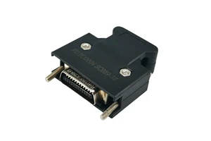 SCSI MDR Connector SCSI 26 Pin Male Mini Solder Type Servo Connector, 26pin Solder SCSI Connector with Screws Type Plastic Cover