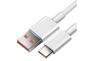 1M Super Fast Charging USB C Cable PVC Jacket Braided Shielded Mobile Phone Data Cord USB Type C Wire for Camera Computer Use