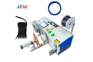 JCW-WB05 China Factory Smart Electric Wire Rewinding Device on Table Automatic Cable Measuring Cutting Winding and Tying Machine