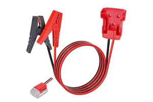 M18 Jumper Cables Compatible With Milwaukee 18V Batteries | 2FT 8AWG Booster Cable with Alligator Clips, Customizable Length