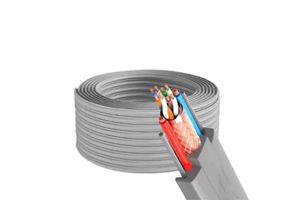 Industrial Ethernet Cable RJ45 8P8C Connector 40Gbps 2000Mhz Ethernet Cat 8 Network Cable