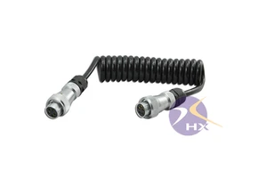 Factory Price 12V 7-Core Power Trailer Cable PVC PE Stranded Coiled Wire for Electrical Spiral Cable Spring Wire Applications