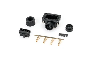 JN4 4Pin IP67 Waterproof Servo Encoder Connector 3A 36V Gold Plated Contact for Mitsubishi Servo Motor Signal Wiring