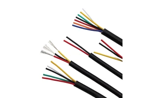Copper Cables Bvr 1.5mm 2.5mm 4mm 6mm Multi Cores PU Coiled Spiral Power Cable Coiled Wire With Customized Cable Specifics