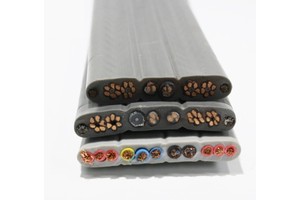 60Cx0.75SQ 40Cx0.75SQ EVVF EVVF-H-O.CX EVVF-H PVC Elevator Traveling Flat Cable