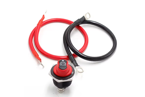 Battery Inverter Cable 8 6 4 2 Awg Stranded Copper Wire Connector With Ground Jumper Cable for Car Rv Boat Starter Solar