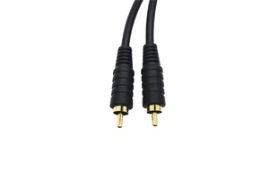 High Quality Gold Coaxial Wire Cable Male Audio Video RCA Cable