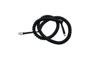 Jz 6P6C RJ12 Shielded Communication Cable 26AWG Multi-Strand Fine Soft Copper 6-Core Spiral Flexible Electric Coil Cable