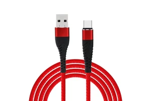 High - Quality Type - C USB Durable Nylon - Sheathed Cable 6A Fast Charging for Phones & Cameras