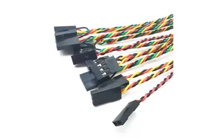 lower price Custom 24AWG Twisted Cable with Dupont Connector Wire Harness Assembly