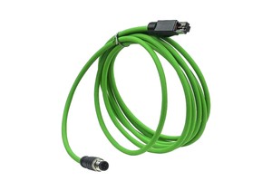 Wholesale IP67 Industrial Ethernet Cable M12 X Coded to RJ45 Data Communication Patch Cable PVC Plc Cable Rj45 to 8 Pin Cat6