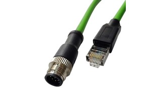 Custom Eight Core Type a Male Connector Power Industrial-Grade IP67 Waterproof Ethernet Cable Used in Industrial Automation