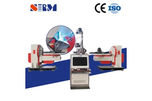 SRM Intelligent Welding Robot With Welding Rail For Steel Structure Fabrication