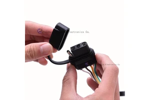 4 Way Flat Trailer Connector Extension Cable Moulded Plug PVC Insulated Trailer Tail Light Wiring Harness for Automobiles
