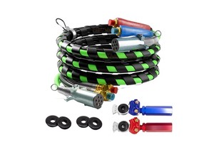 3 in 1 Trailer Cord & Trailer Spial Cable 12Ft Semi Truck Power Safety Abs Trailer Cable