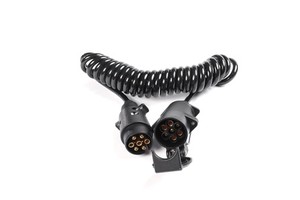 High Quality 7 Pin Electric Extension Cable for Truck Trailer Power Spiral Cable
