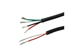 Silicone Rubber Jacket Heating Resistant Electrical FEP 4 Cores Battery Power Cable Wire 0.2 0.3 0.35mm Flexible Copper Wire Tin