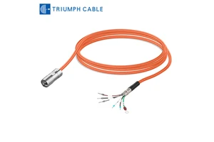 Servo Power Cable S200 6FX3802-5CL02 With Connector Pre-Assembled Power Cable Motor Cable Suitable for Siemens