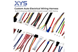 Custom Automotive Electrical Wiring Harness Assembly with PBT/Nylon Insulation Rubber Jacket for New Energy EV OEM/ODM Service