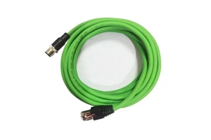 Profinet cable m12 4p d coding male m12 ethernet cable for remote i/o canbus 100 mbit ethernet and profinet